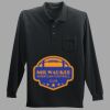 Long Sleeve Silk Touch Polo with Pocket Thumbnail