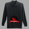 Long Sleeve Silk Touch Polo with Pocket Thumbnail