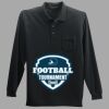 Long Sleeve Silk Touch Polo with Pocket Thumbnail
