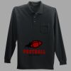 Long Sleeve Silk Touch Polo with Pocket Thumbnail