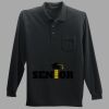 Long Sleeve Silk Touch Polo with Pocket Thumbnail