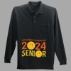 Long Sleeve Silk Touch Polo with Pocket Thumbnail