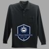 Long Sleeve Silk Touch Polo with Pocket Thumbnail