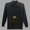 Long Sleeve Silk Touch Polo with Pocket Thumbnail