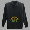 Long Sleeve Silk Touch Polo with Pocket Thumbnail