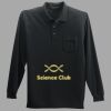 Long Sleeve Silk Touch Polo with Pocket Thumbnail