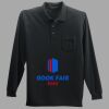 Long Sleeve Silk Touch Polo with Pocket Thumbnail