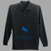 Long Sleeve Silk Touch Polo with Pocket Thumbnail