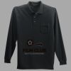 Long Sleeve Silk Touch Polo with Pocket Thumbnail