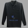 Long Sleeve Silk Touch Polo with Pocket Thumbnail