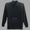 Long Sleeve Silk Touch Polo with Pocket Thumbnail
