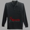 Long Sleeve Silk Touch Polo with Pocket Thumbnail