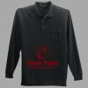 Long Sleeve Silk Touch Polo with Pocket Thumbnail