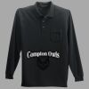 Long Sleeve Silk Touch Polo with Pocket Thumbnail
