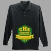 Long Sleeve Silk Touch Polo with Pocket Thumbnail