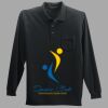 Long Sleeve Silk Touch Polo with Pocket Thumbnail