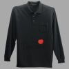 Long Sleeve Silk Touch Polo with Pocket Thumbnail