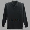Long Sleeve Silk Touch Polo with Pocket Thumbnail