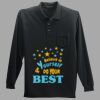 Long Sleeve Silk Touch Polo with Pocket Thumbnail
