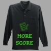 Long Sleeve Silk Touch Polo with Pocket Thumbnail
