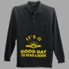Long Sleeve Silk Touch Polo with Pocket Thumbnail