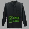Long Sleeve Silk Touch Polo with Pocket Thumbnail