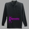 Long Sleeve Silk Touch Polo with Pocket Thumbnail