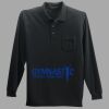 Long Sleeve Silk Touch Polo with Pocket Thumbnail