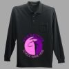 Long Sleeve Silk Touch Polo with Pocket Thumbnail