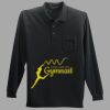 Long Sleeve Silk Touch Polo with Pocket Thumbnail