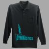Long Sleeve Silk Touch Polo with Pocket Thumbnail
