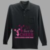 Long Sleeve Silk Touch Polo with Pocket Thumbnail