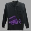 Long Sleeve Silk Touch Polo with Pocket Thumbnail