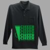 Long Sleeve Silk Touch Polo with Pocket Thumbnail