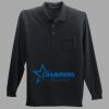 Long Sleeve Silk Touch Polo with Pocket Thumbnail