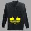 Long Sleeve Silk Touch Polo with Pocket Thumbnail
