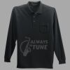 Long Sleeve Silk Touch Polo with Pocket Thumbnail