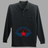 Long Sleeve Silk Touch Polo with Pocket Thumbnail
