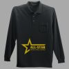 Long Sleeve Silk Touch Polo with Pocket Thumbnail