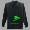 Long Sleeve Silk Touch Polo with Pocket Thumbnail