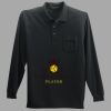 Long Sleeve Silk Touch Polo with Pocket Thumbnail