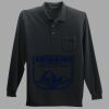 Long Sleeve Silk Touch Polo with Pocket Thumbnail