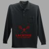 Long Sleeve Silk Touch Polo with Pocket Thumbnail