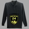 Long Sleeve Silk Touch Polo with Pocket Thumbnail