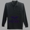 Long Sleeve Silk Touch Polo with Pocket Thumbnail