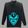 Long Sleeve Silk Touch Polo with Pocket Thumbnail