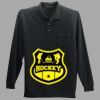 Long Sleeve Silk Touch Polo with Pocket Thumbnail