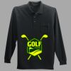 Long Sleeve Silk Touch Polo with Pocket Thumbnail