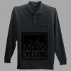 Long Sleeve Silk Touch Polo with Pocket Thumbnail