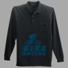 Long Sleeve Silk Touch Polo with Pocket Thumbnail
